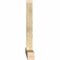 Ekena Millwork Portland Rough Sawn Timber Gable Bracket, Douglas Fir, 108"W x 54"H x 6"D x 6"F, 12/12 Pitch GBW108X54X0606POR00RDF - alternate 3